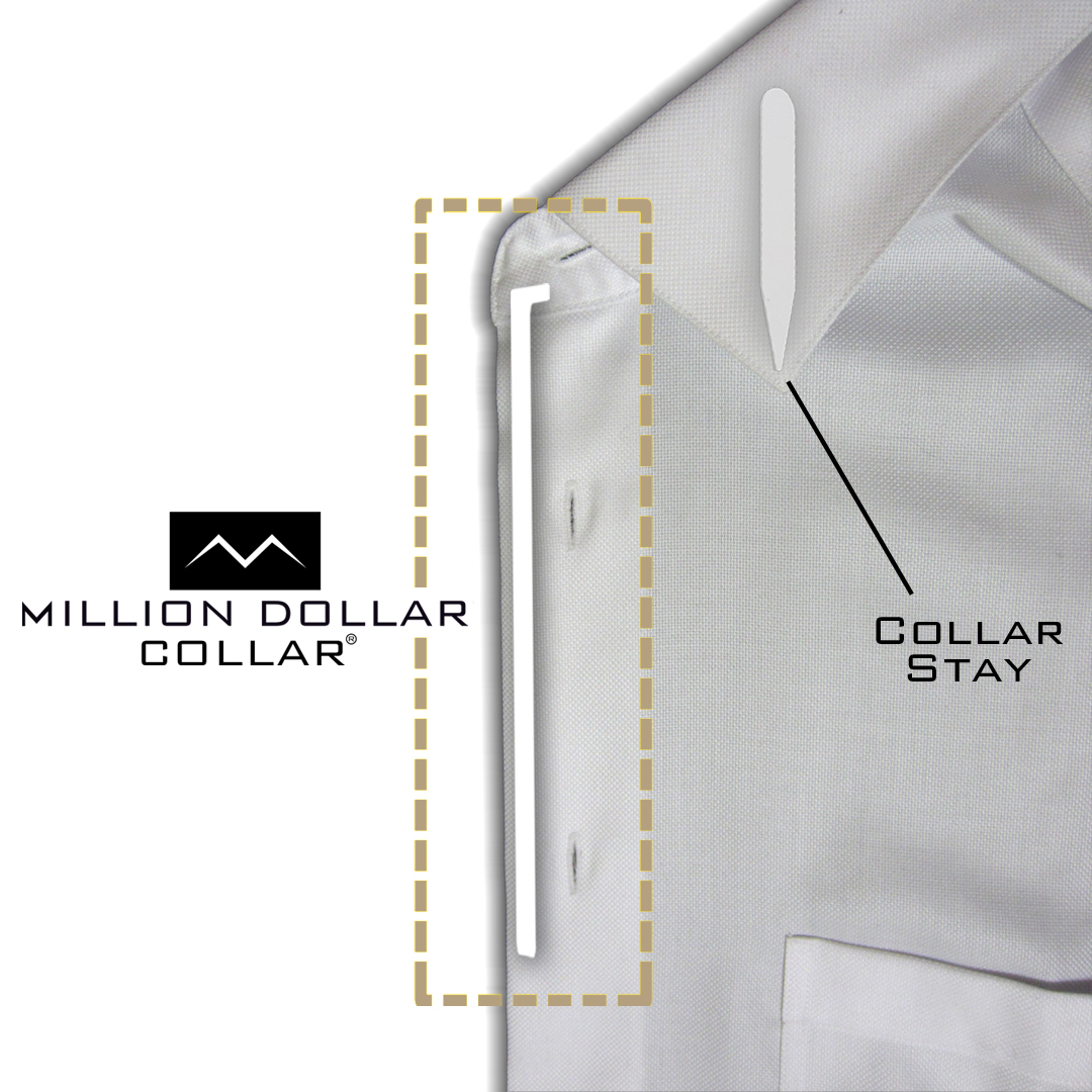 Million Dollar Collar Where it sits in the Placket Not a Collar Stay Dry Clean Alteration